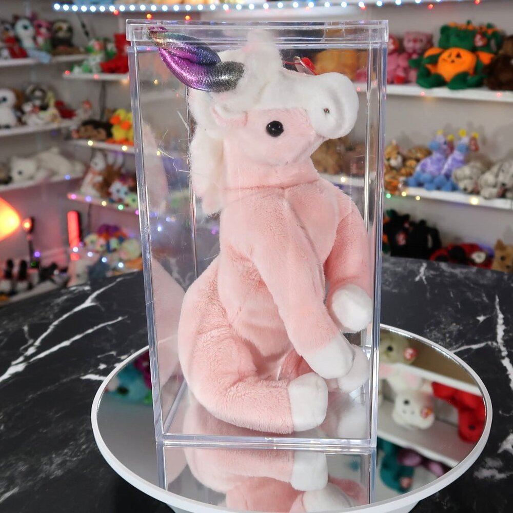 TY Beanie Baby - Charmer the Unicorn | Tush Tag Wear | Retired | Rare | Vintage‎
